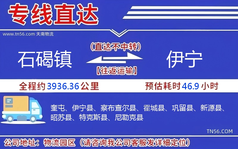 石碣鎮(zhèn)到伊寧物流公司